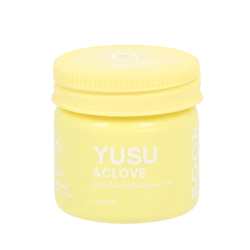 Mor Boon Rueng Pastel Thai Herbal Liquid Inhaler – Yuzu & Clove, 3 ml