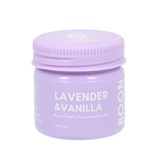 Mor Boon Rueng Pastel Thai Herbal Liquid Inhaler – Lavender & Vanilla, 3 ml