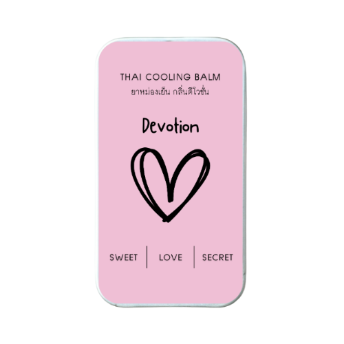 Mor Boon Rueng Devotion Cooling Herbal Balm – Pink Tin, 10 g