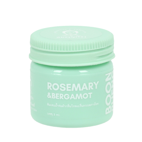 Mor Boon Rueng Pastel Thai Herbal Liquid Inhaler – Rosemary & Bergamot, 3 ml