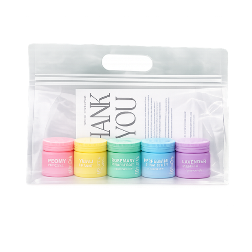 Pastel Thai Herbal Liquid Inhaler Gift Set – 5 Scents