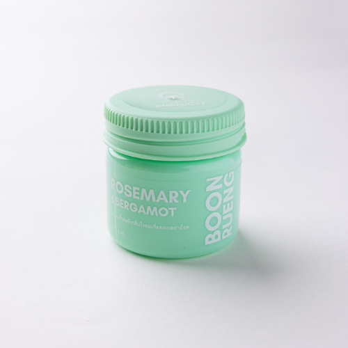 Mor Boon Rueng Pastel Thai Herbal Liquid Inhaler – Rosemary & Bergamot, 3 ml