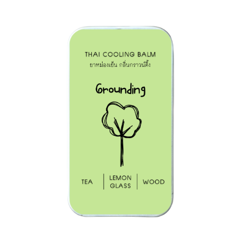 Mor Boon Rueng Grounding Cooling Herbal Balm – Green Leaf Aroma, 10 g